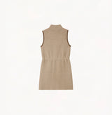 TEDDY BOUCLÉ SLEEVELESS DRESS