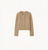 TEDDY BOUCLÉ TRIM JACKET