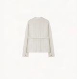 TWEED STAND-COLLAR JACKET