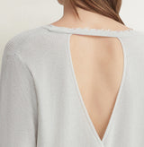 SHIMMER CREWNECK TOP