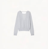 SHIMMER CREWNECK TOP