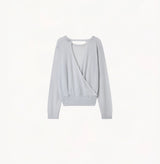 SHIMMER CREWNECK TOP