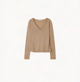 CASHMERE V-NECK TOP