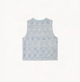 MULTICOLOR CREWNECK VEST