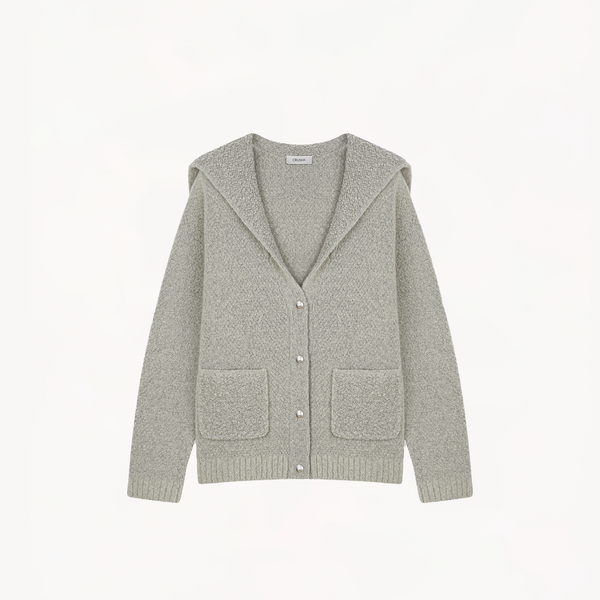 TEDDY BOUCLÉ CARDIGAN SWEATER – CRUSH Collection