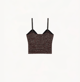 FANCY BOUCLÉ BUSTIER CAMISOLE