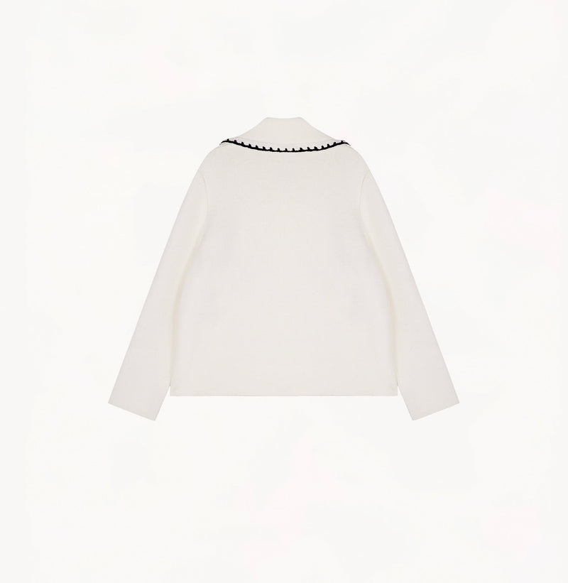 TRIM LAPEL JACKET