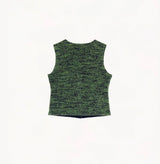 BOUCLÉ V-NECK VEST