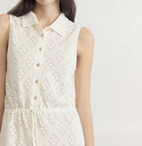 DIAMOND PATTERN TANK DRESS