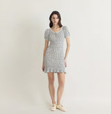 MULTICOLOR SHORT SLEEVE DRESS