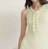 RUFFLED TANK DRESS