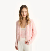COLOR-DOTTED TWEED JACKET