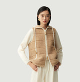 TEDDY BOUCLÉ HOODED GILET