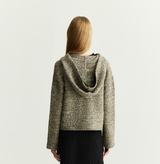 FANCY BOUCLÉ HOODED JACKET