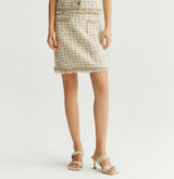 HOUNDSTOOTH SKIRT