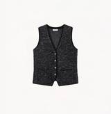 BOUCLÉ JACQUARD WAISTCOAT