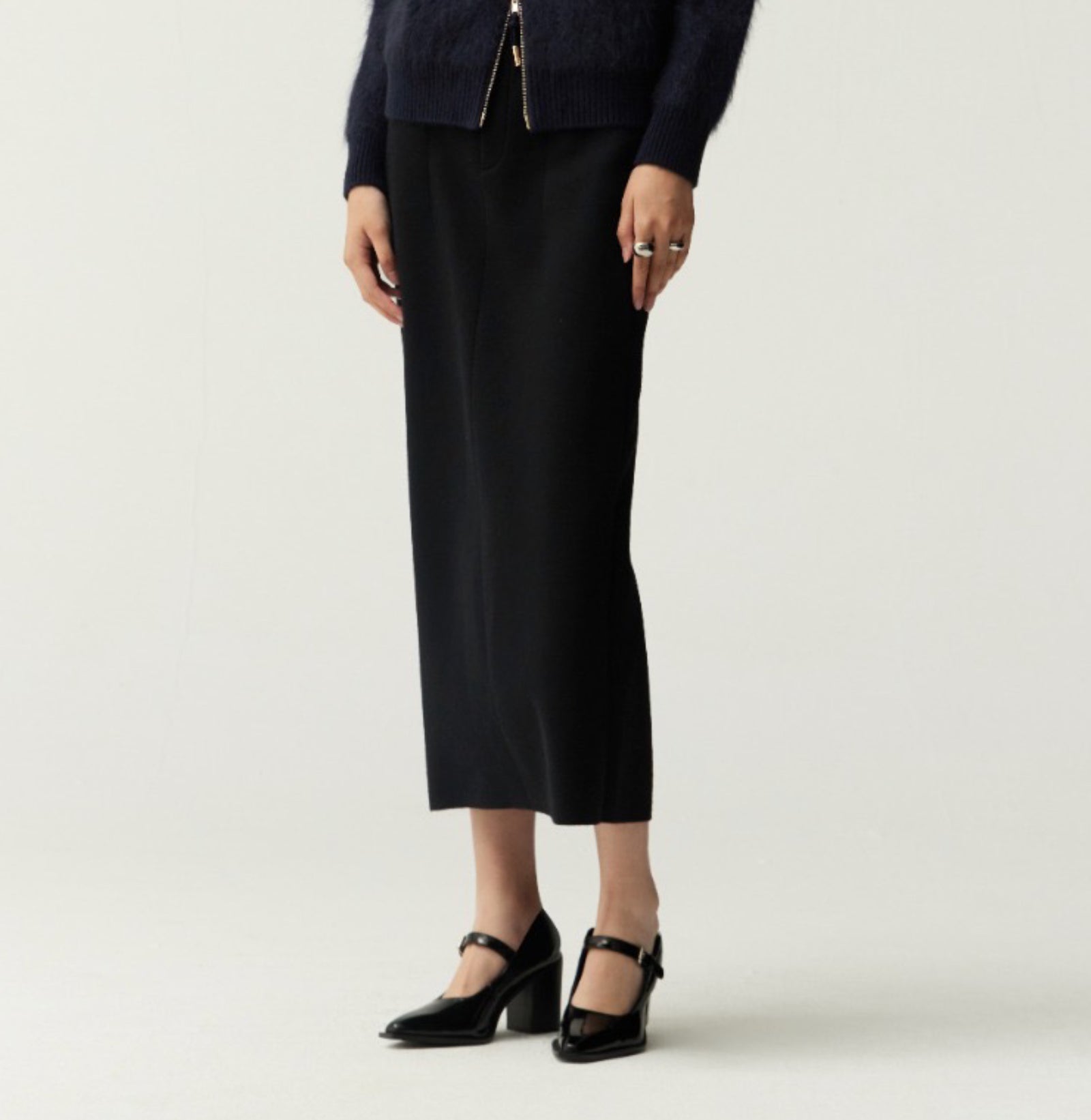 LONG WOOL SKIRT – CRUSH Collection