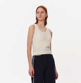 BOUCLÉ CREWNECK TANK TOP