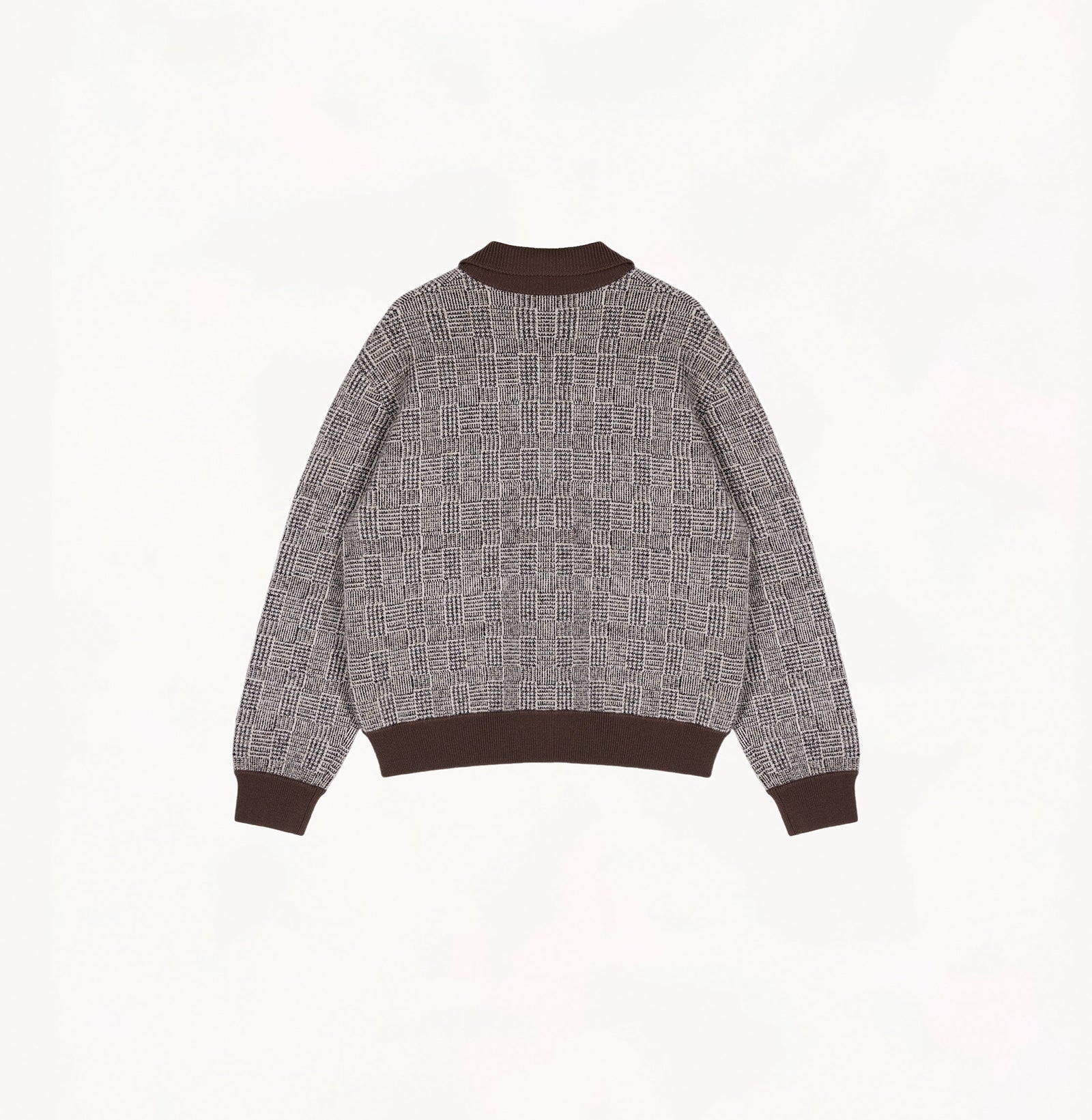 ジャケット・アウター CHECK EMBROIDERY NO COLLAR JACKET ジャケット Draping No Collar N Jacket