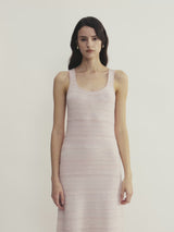 SHIMMER POINTELLE TANK DRESS