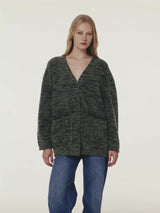 BOUCLÉ V-NECK JACKET