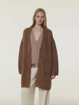 TEDDY BOUCLÉ TRIM COAT