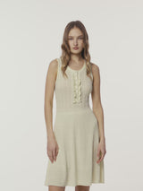 RUFFLED TANK DRESS