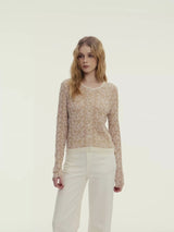 BUTTERFLY JACQUARD CARDIGAN