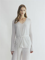 SHIMMER BELTED CARDIGAN
