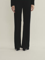 SATIN EMBOSSED TROUSERS