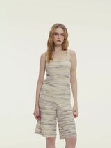 MULTICOLOR GRADIENT U-NECK VEST