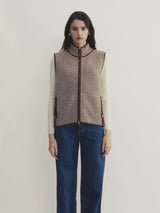 MEN'S FLEECE TRIM VEST