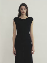 SATIN EMBOSSED DRESS