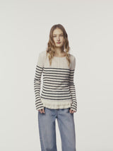 RUFFLED OFF-SHOULDER TOP