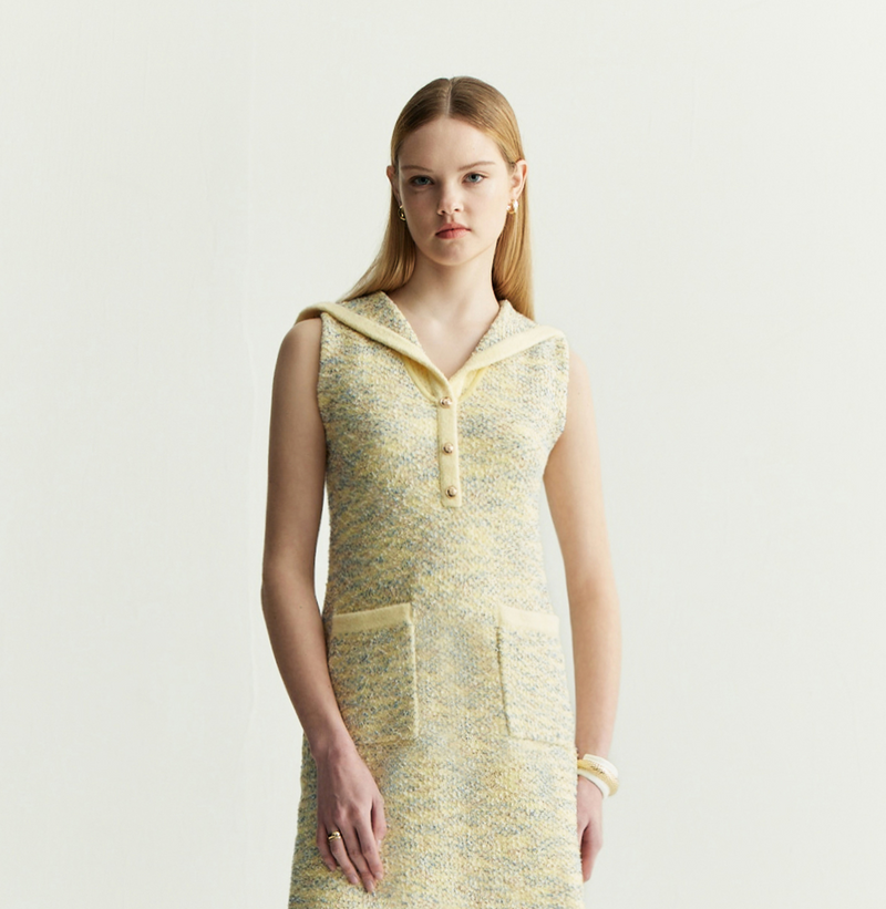 FANCY BOUCLÉ SAILOR DRESS FOR WOMEN – CRUSH Collection