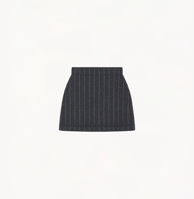 FANCY BOUCLÉ A-LINE SKIRT