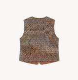 BOUCLÉ TWEED V-NECK VEST