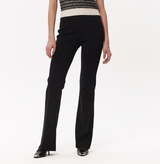 WOOL-BLEND FLARED PANTS