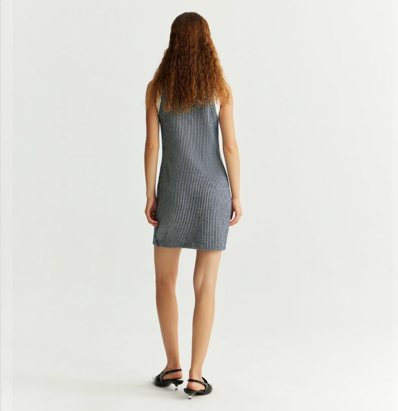 striped tank top dress WOOL STRIPE TANK TOP DRESS – CRUSH Collection