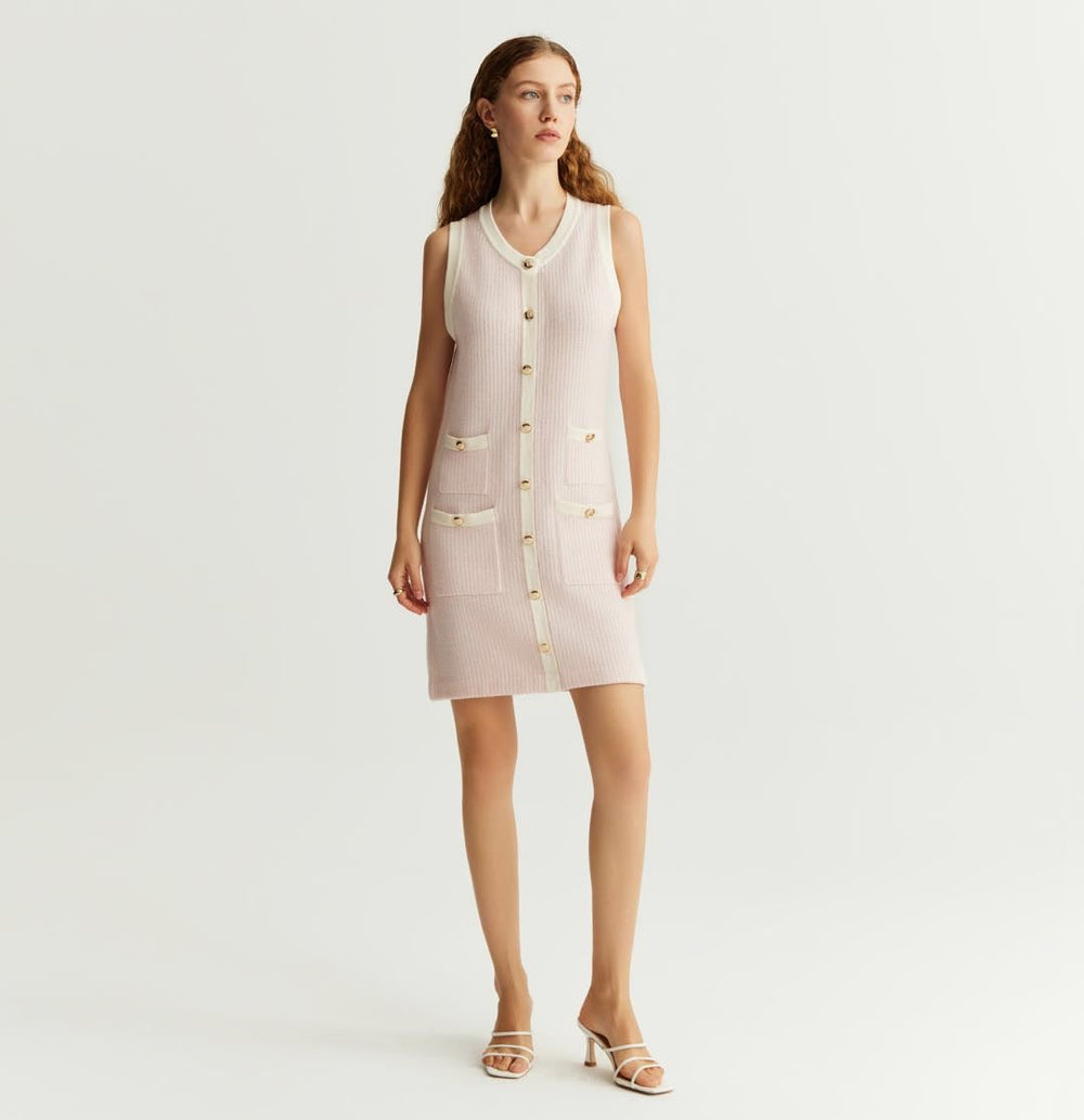 WOOL STRIPE TANK TOP DRESS – CRUSH Collection