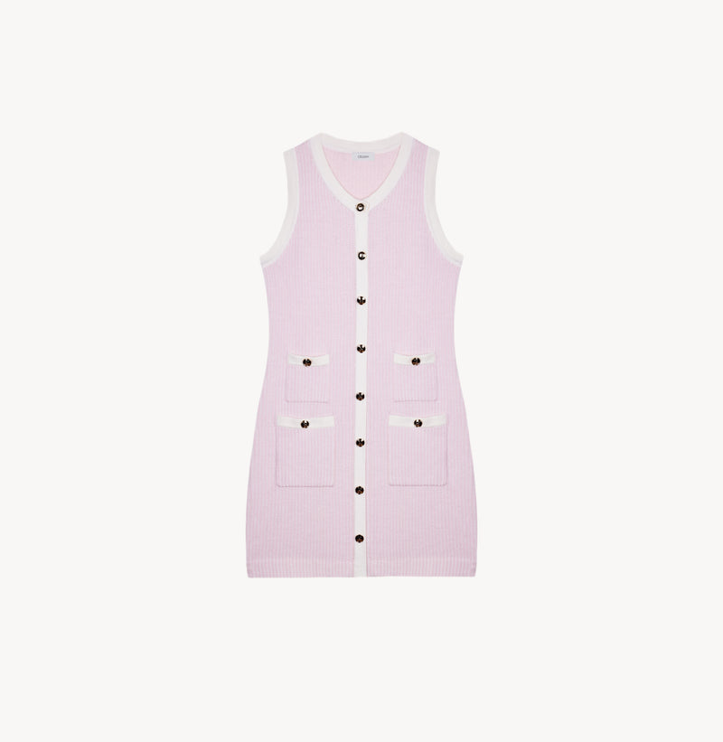 WOOL STRIPED TANK DRESS WOOL STRIPED TANK DRESS