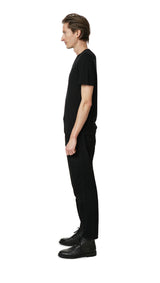 CREW-NECK SHORT SLEEVES CASHMERE TSHIRT-MEN