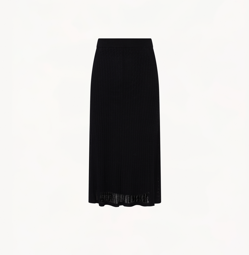 Fishtail skirt in black