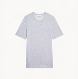 CREW-NECK SHORT SLEEVES CASHMERE TSHIRT-MEN