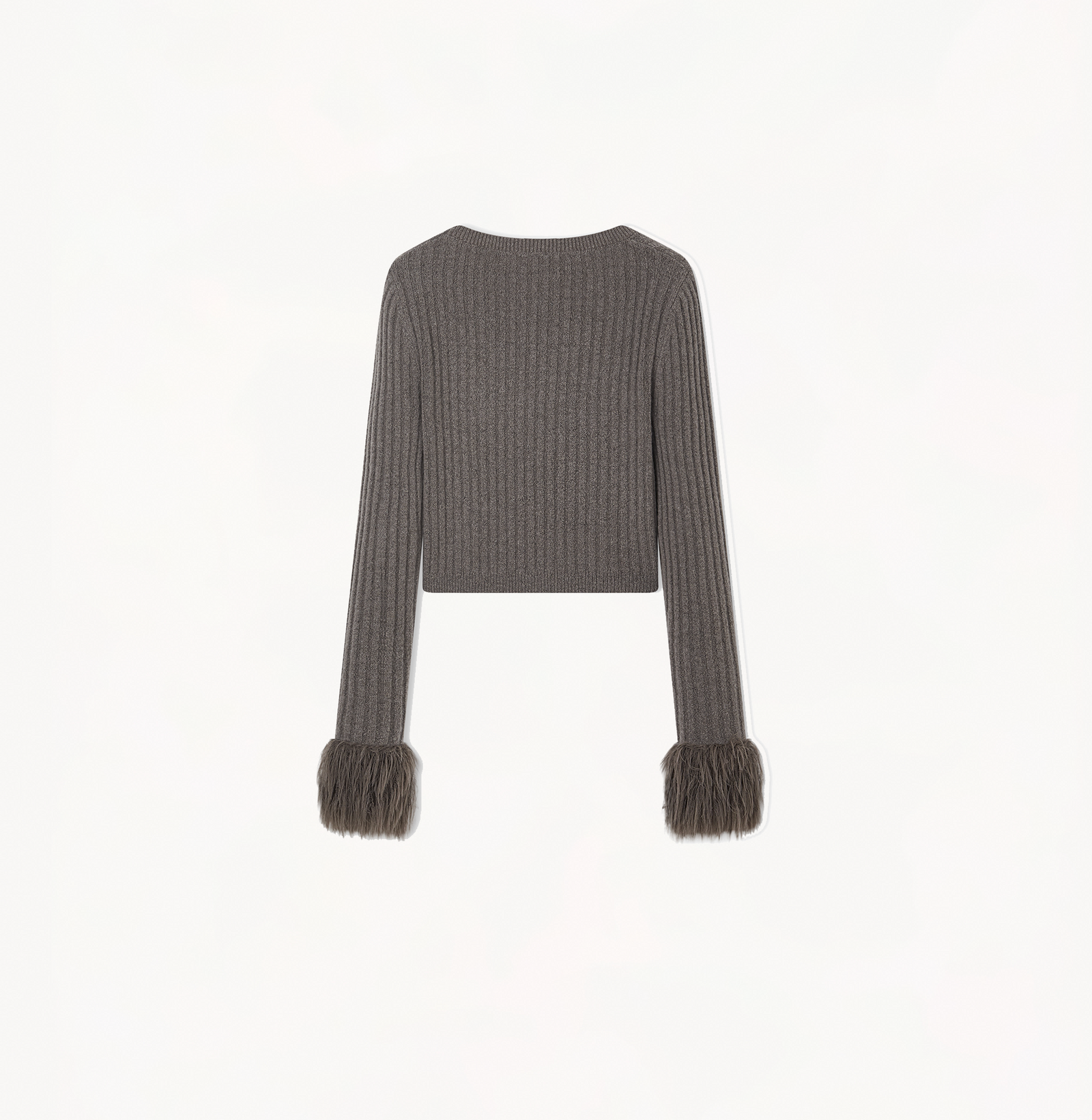 ASYMMETRIC CASHMERE-BLEND FRINGED SWEATER – CRUSH Collection