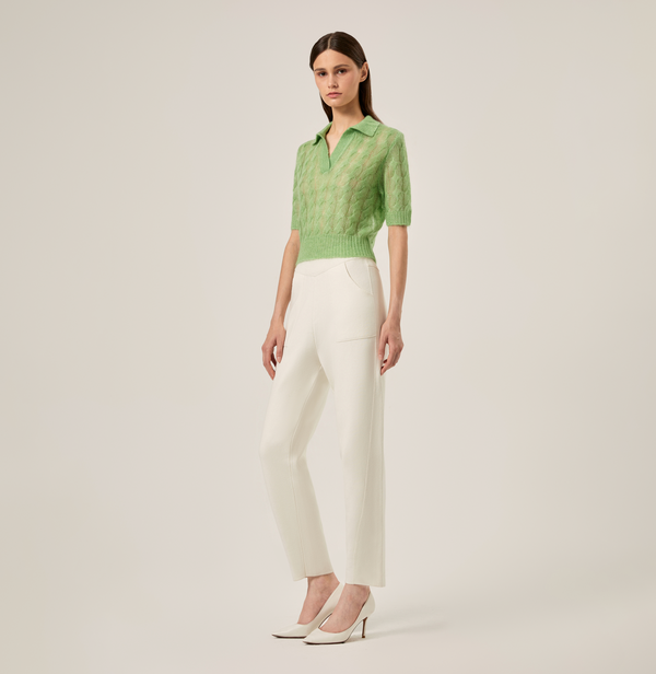 mohair-green-sheer-top-polo. right-view