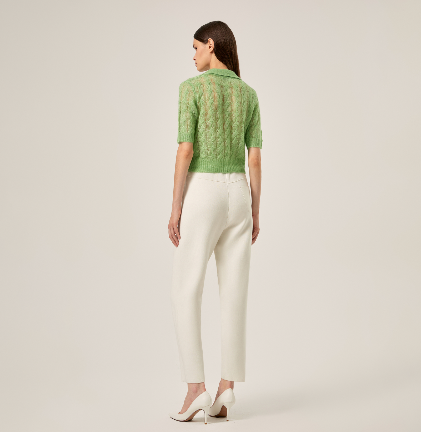 Sheer Mohair Short Sleeve Polo Shirt – CRUSH Collection