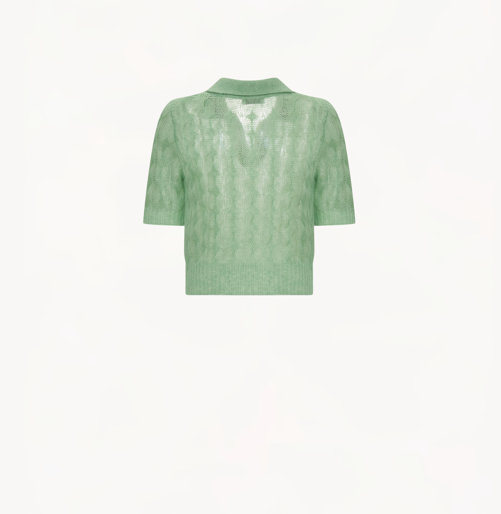 トップス CTHY WOOL MOHAIR KNIT POLO SHIRT Pure Merino Knitted Polo - Mocha | Charles Tyrwhitt