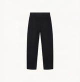 WOOL-BLEND PATCH POCKETED TAPERED TROUSERS