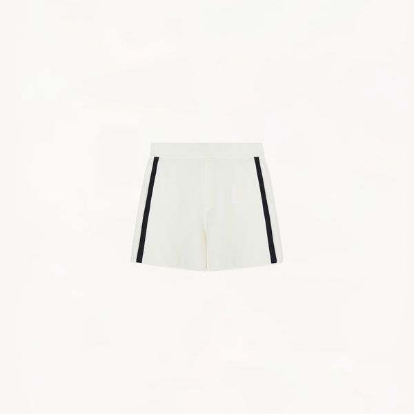 TRIMMED BLACK AND WHITE SHORTS  CRUSH Collection